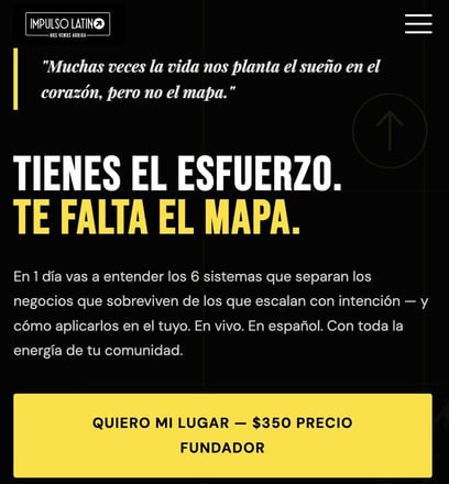 Screenshot of impulsolatino.co