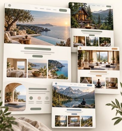 Landing page with a single offer and form, shown on a phone