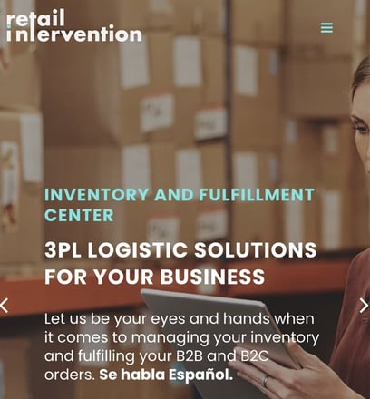 Screenshot of retail-intervention.com