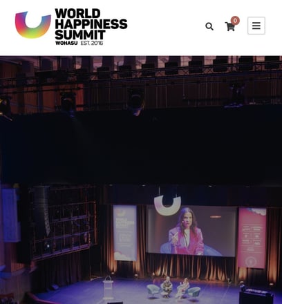 Screenshot of worldhappinesssummit.com